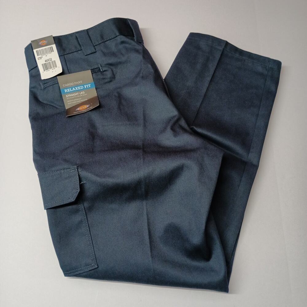 Dickies Cargo Pants Men's Size‎ 44x32 Blue Relaxed Straight